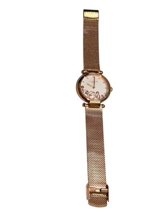 Authentic Coach Cary Rose Gold Mesh Band Watch main image 6
